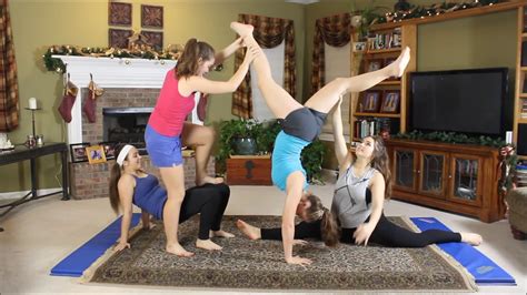 stepsister yoga|Two Stepsisters Enjoying Yoga Together